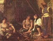 Eugene Delacroix Frauen von Algier oil painting
